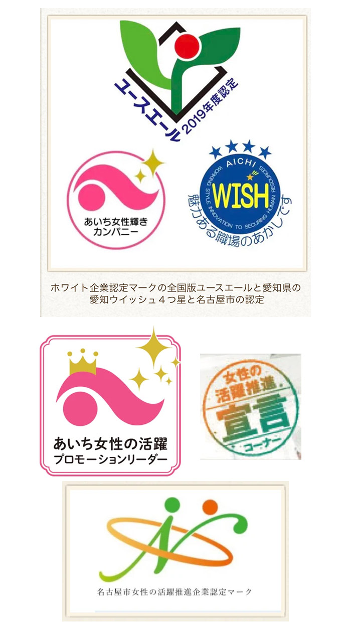 ホワイト企業認定マーク